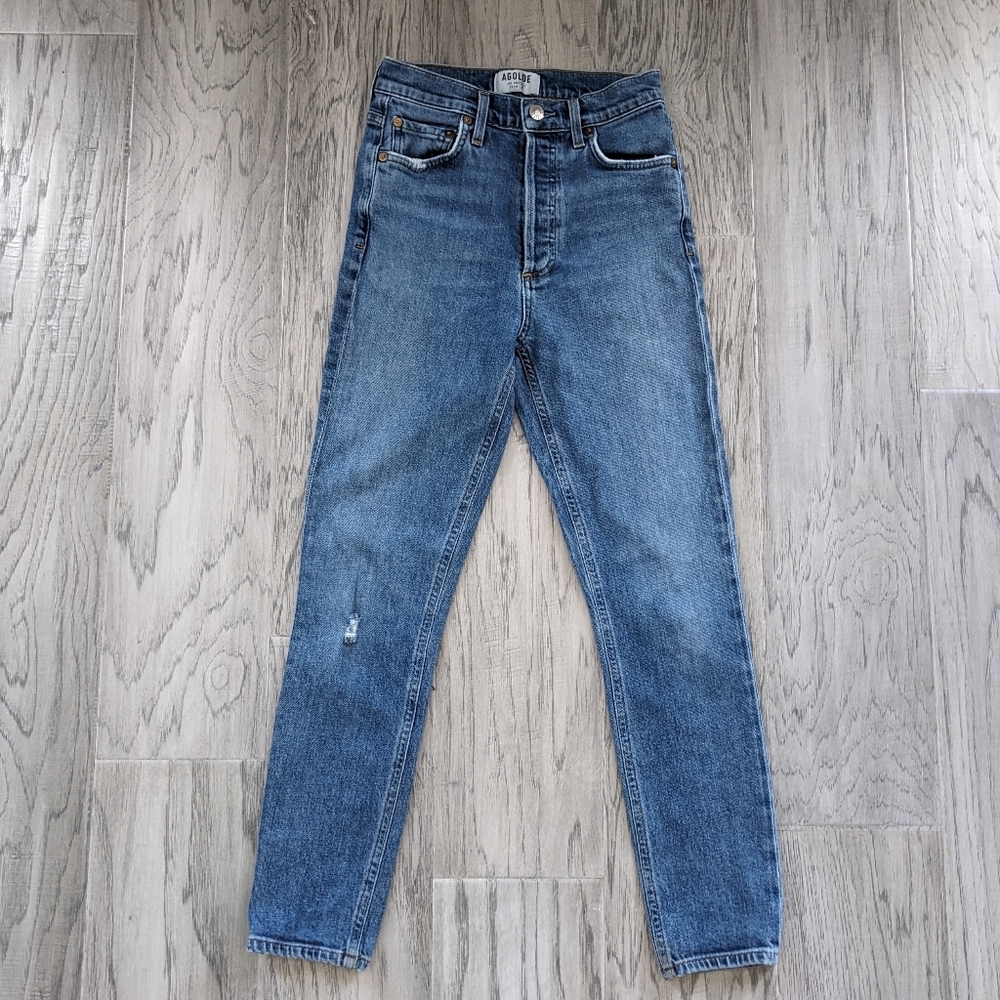 Agolde Nico High Rise Slim Fit Jeans - Picture 3 of 9